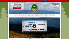 What Catholicapologeticscamp.com website looked like in 2019 (4 years ago)
