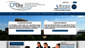 What Cpelite.com website looked like in 2019 (4 years ago)