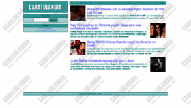 What Caratulandia.net website looked like in 2019 (4 years ago)