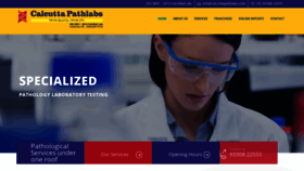 What Calcuttapathlabs.com website looked like in 2019 (4 years ago)