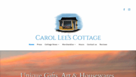 What Carolleescottage.com website looked like in 2019 (4 years ago)