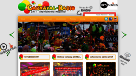 What Carnaval-radio.nl website looked like in 2019 (4 years ago)