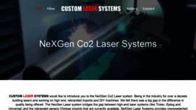 What Customlasers.co.uk website looked like in 2019 (4 years ago)