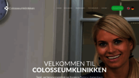 What Colosseumklinikken.dk website looked like in 2019 (4 years ago)