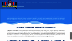 What Consultadatosreniec.online website looked like in 2019 (4 years ago)