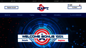 What Captfx.com website looked like in 2019 (4 years ago)