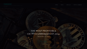 What Cryptojournal.pro website looked like in 2019 (4 years ago)