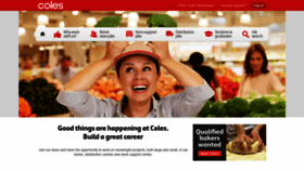 What Colescareers.com.au website looked like in 2019 (4 years ago)