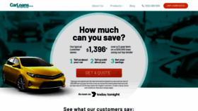 What Carloans.com.au website looked like in 2019 (4 years ago)