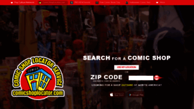 What Comicshoplocator.com website looked like in 2019 (4 years ago)