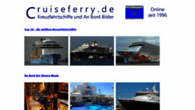 What Cruiseferry.de website looked like in 2019 (4 years ago)