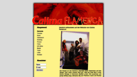 What Calima-flamenca.de website looked like in 2020 (4 years ago)