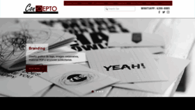 What Con-septo.com website looked like in 2020 (4 years ago)