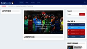 What Cricpanda.com website looked like in 2020 (4 years ago)