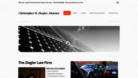 What Chriszieglerlaw.com website looked like in 2020 (4 years ago)