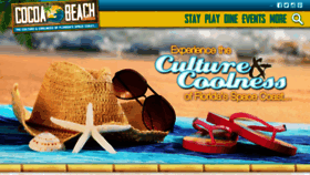 What Cocoabeach.com website looked like in 2020 (4 years ago)
