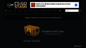 What Csgostash.com website looked like in 2020 (4 years ago)