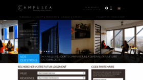 What Campusea.fr website looked like in 2020 (4 years ago)