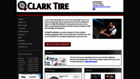 What Clarktireservice.com website looked like in 2020 (6 years ago)