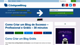 What Codigosblog.com.br website looked like in 2020 (4 years ago)