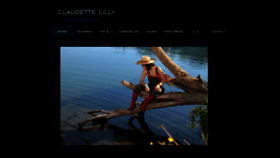 What Claudettelilly.com website looked like in 2020 (5 years ago)