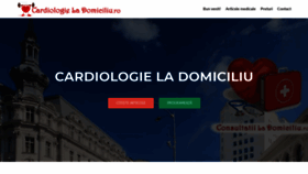 What Cardiologieladomiciliu.ro website looked like in 2020 (4 years ago)