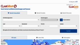 What Clarmap.com website looked like in 2020 (5 years ago)