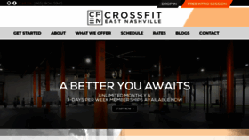 What Crossfiteastnashville.com website looked like in 2020 (4 years ago)
