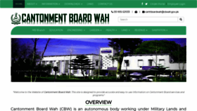What Cbwah.gov.pk website looked like in 2020 (4 years ago)