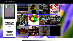 What Custerfloral.com website looked like in 2020 (6 years ago)
