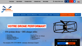What Civic-drone.fr website looked like in 2020 (4 years ago)