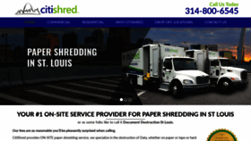 What Citishred.com website looked like in 2020 (4 years ago)