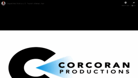 What Corcoranproductions.com website looked like in 2020 (4 years ago)