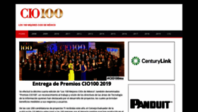 What Cio100.com.mx website looked like in 2020 (4 years ago)