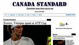 What Canadastandard.com website looked like in 2020 (4 years ago)
