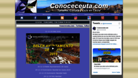 What Conoceceuta.com website looked like in 2020 (4 years ago)