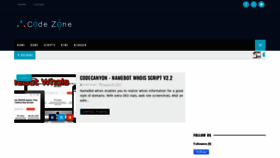 What Codezone11.blogspot.com website looked like in 2020 (4 years ago)