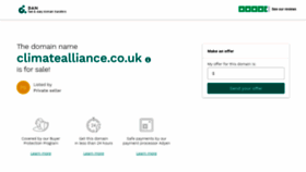 What Climatealliance.co.uk website looked like in 2020 (4 years ago)