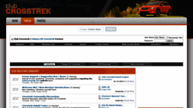 What Clubcrosstrek.com website looked like in 2020 (4 years ago)