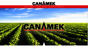 What Canamek.com website looked like in 2020 (4 years ago)