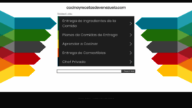 What Cocinayrecetasdevenezuela.com website looked like in 2020 (4 years ago)
