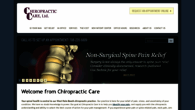 What Coxchirocare.com website looked like in 2020 (4 years ago)
