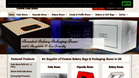 What Customcakeboxes.co.uk website looked like in 2020 (4 years ago)