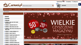 What Carmani.pl website looked like in 2020 (4 years ago)