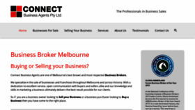 What Connectbusinessagents.com.au website looked like in 2020 (4 years ago)