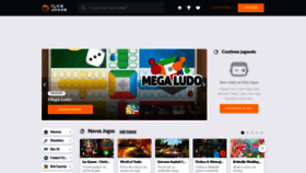 What Clickjogos.com.br website looked like in 2020 (4 years ago)