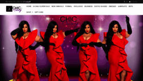 What Chicandcurvy.com website looked like in 2020 (4 years ago)