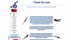 What Check-six.com website looked like in 2020 (4 years ago)