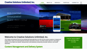 What Creativesolutionsunlimited.com website looked like in 2020 (4 years ago)