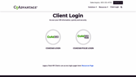 What Coadenroll.coadvantage.com website looked like in 2020 (4 years ago)